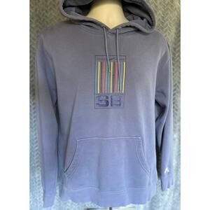 Nike SB Hoodie Blue Size M Color Graphics Skate Street Grunge Activewear Sporty